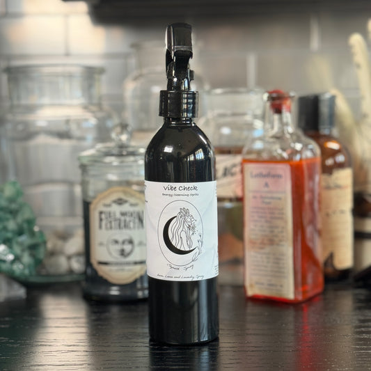 Apothecary Goods | That Witch Beauty | Vibe Check Empath Recharge Supernatural Spritz | Energy Recharge | Energy Clearing | Crystal Infused | Reiki Charged | Moon Charged Water| Empath Energy Recharger |