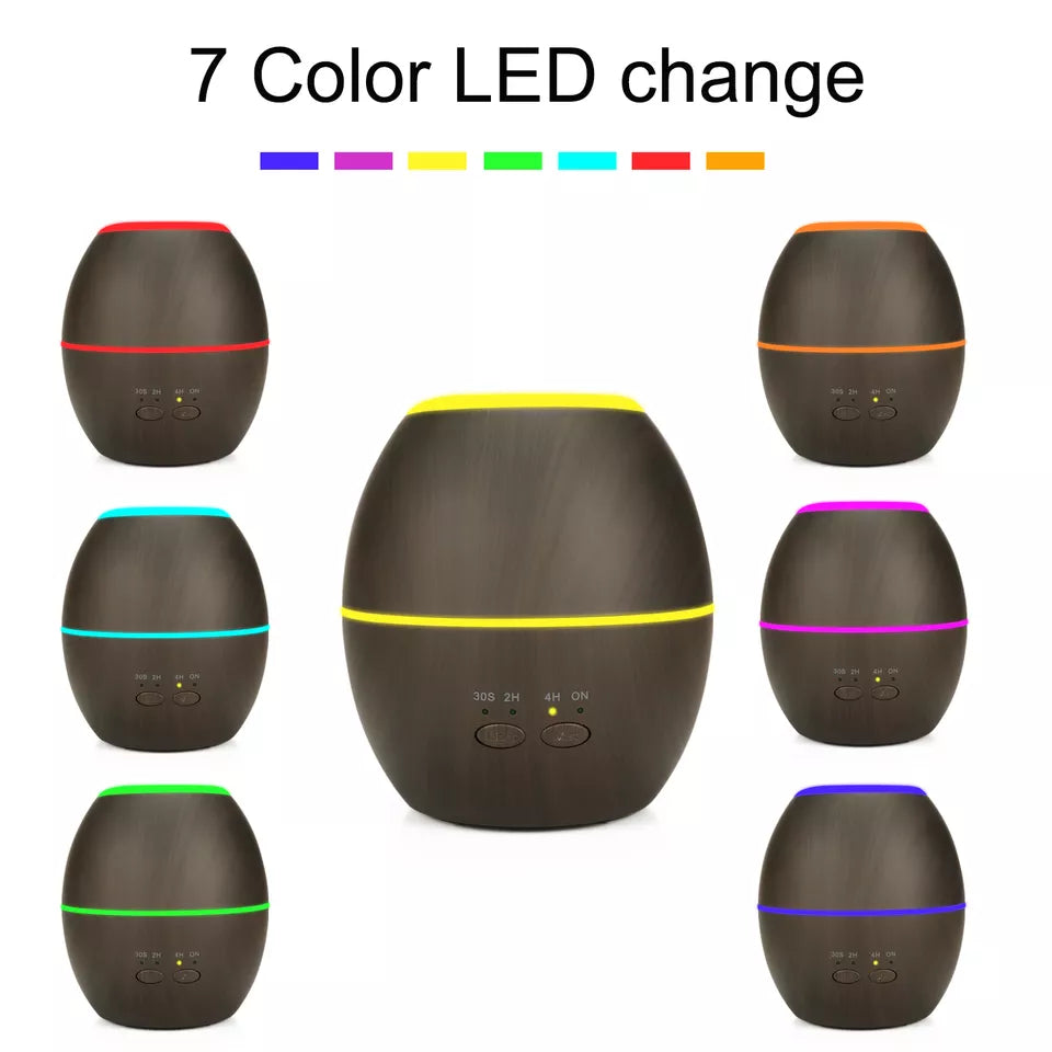 300ML RGB Ultrasonic Essential Oil Aromatherapy Diffuser