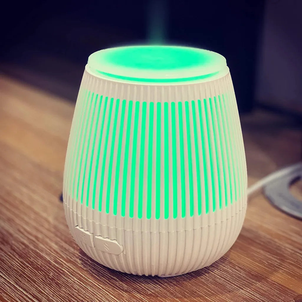White 100ML RGB Ultrasonic Essential Oil Aromatherapy Diffuser
