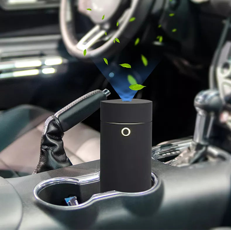 Auto Cup Holder Size Ultrasonic Essential Oil Aromatherapy Diffuser