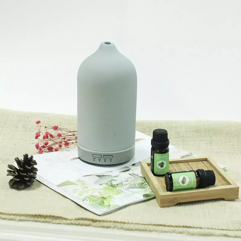 Ceramic Ultrasonic Essential Oil Aromatherapy Diffuser