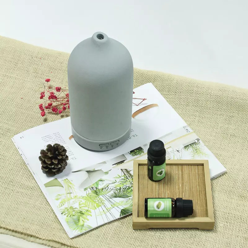 Ceramic Ultrasonic Essential Oil Aromatherapy Diffuser