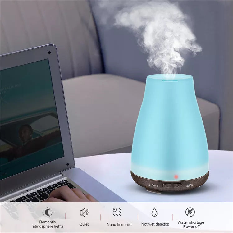 RGB LED Ultrasonic Essential Oil Aromatherapy Desk Diffuser