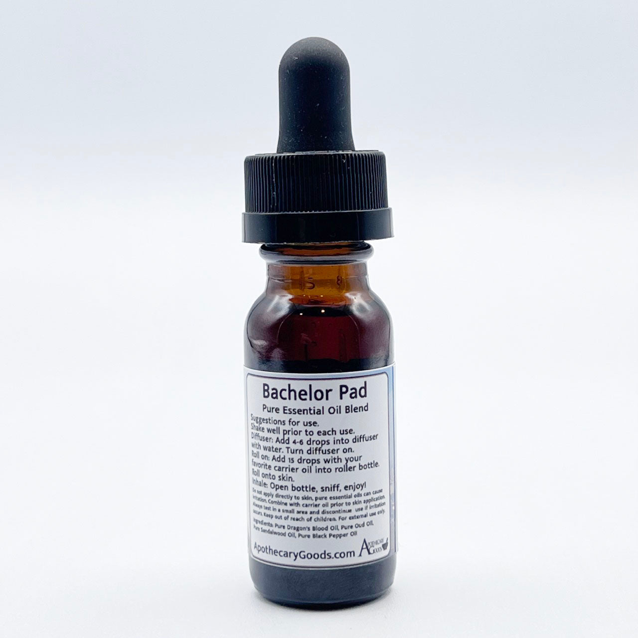 Apothecary Goods | Bachelor Pad Aromatherapy Home Fragrance | Pure Essential Oil Blend for diffusers | Discover the sultry and unique fragrance.