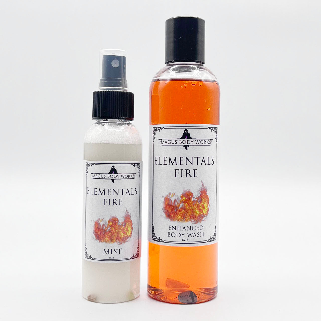 Apothecary Goods | Magus Body Works | Elementals: Fire Body Wash | All Natural | Crystal Infused