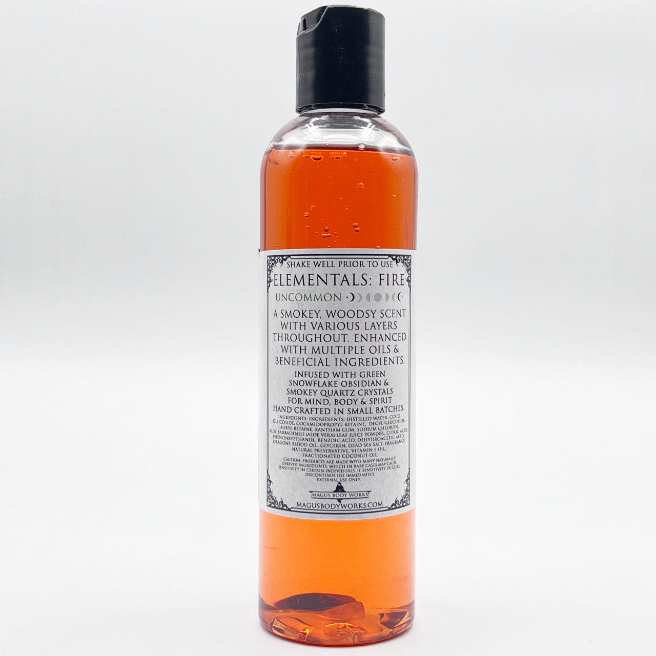 Apothecary Goods | Magus Body Works | Elementals: Fire Body Wash | All Natural | Crystal Infused