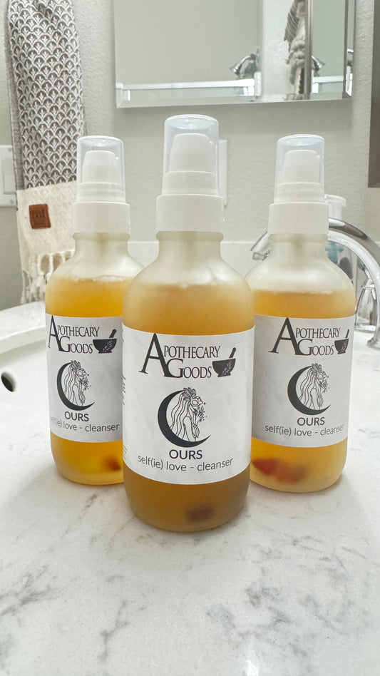 Apothecary  Goods | That Witch Beauty | OURS Self(ie) Love Cleanser | All Natural | Gender Neutral | Clean | Cruelty Free | Vegan | Crystal Infused | Gentle Cleanser | Safe for all Skin Types