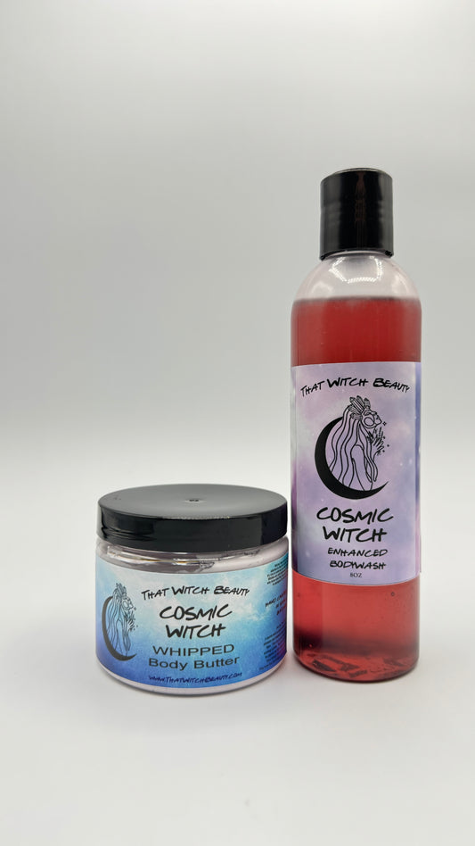 Apothecary Goods | That Witch Beauty | Cosmic Witch Bundle | Body wash | Body Butter |  Crystal infusion | Witchy Cleansing