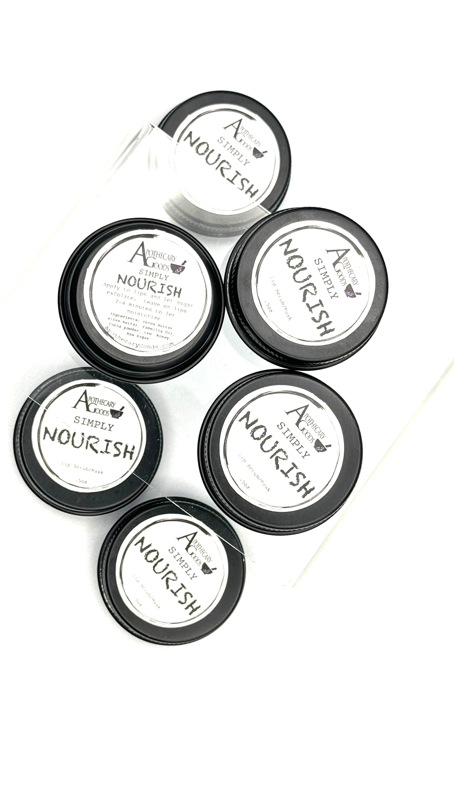 NOURISH: Luxe Lip Therapy - Cocoa & Honey Scrub Mask Duo