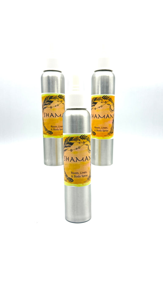 SHAMAN: Ancient Wisdom Mist - Therapeutic Essential Oil & Crystal infused Spray