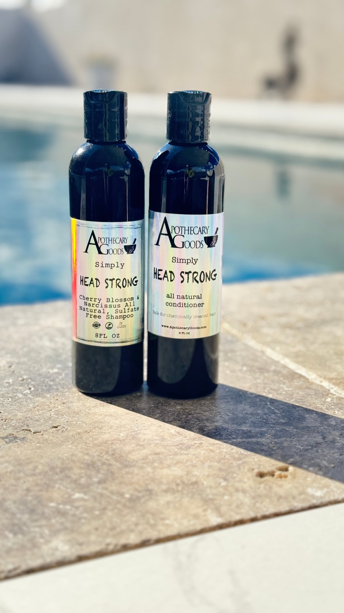 Apothecary Goods | SIMPLY | Head Strong all natural shampoo & conditioner Combo | No parabens | No sulfates