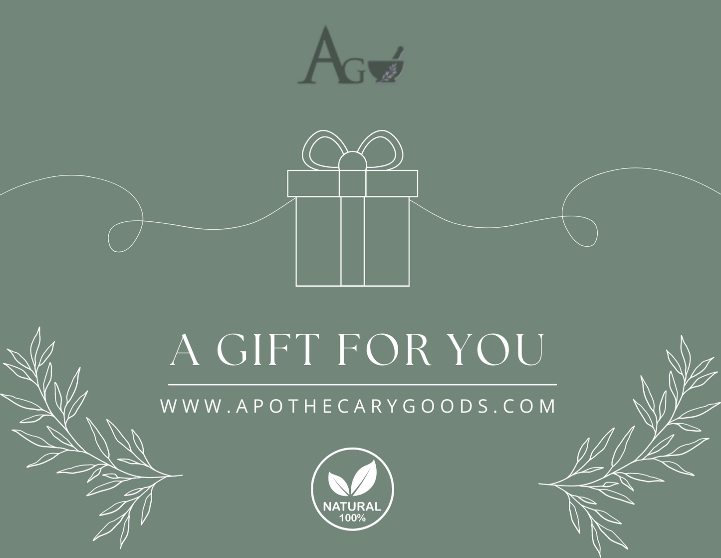 Apothecary Goods Gift card
