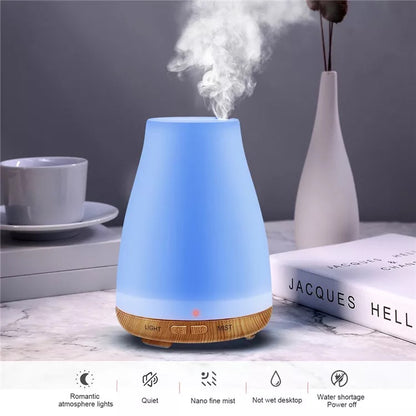 RGB LED Ultrasonic Essential Oil Aromatherapy Desk Diffuser