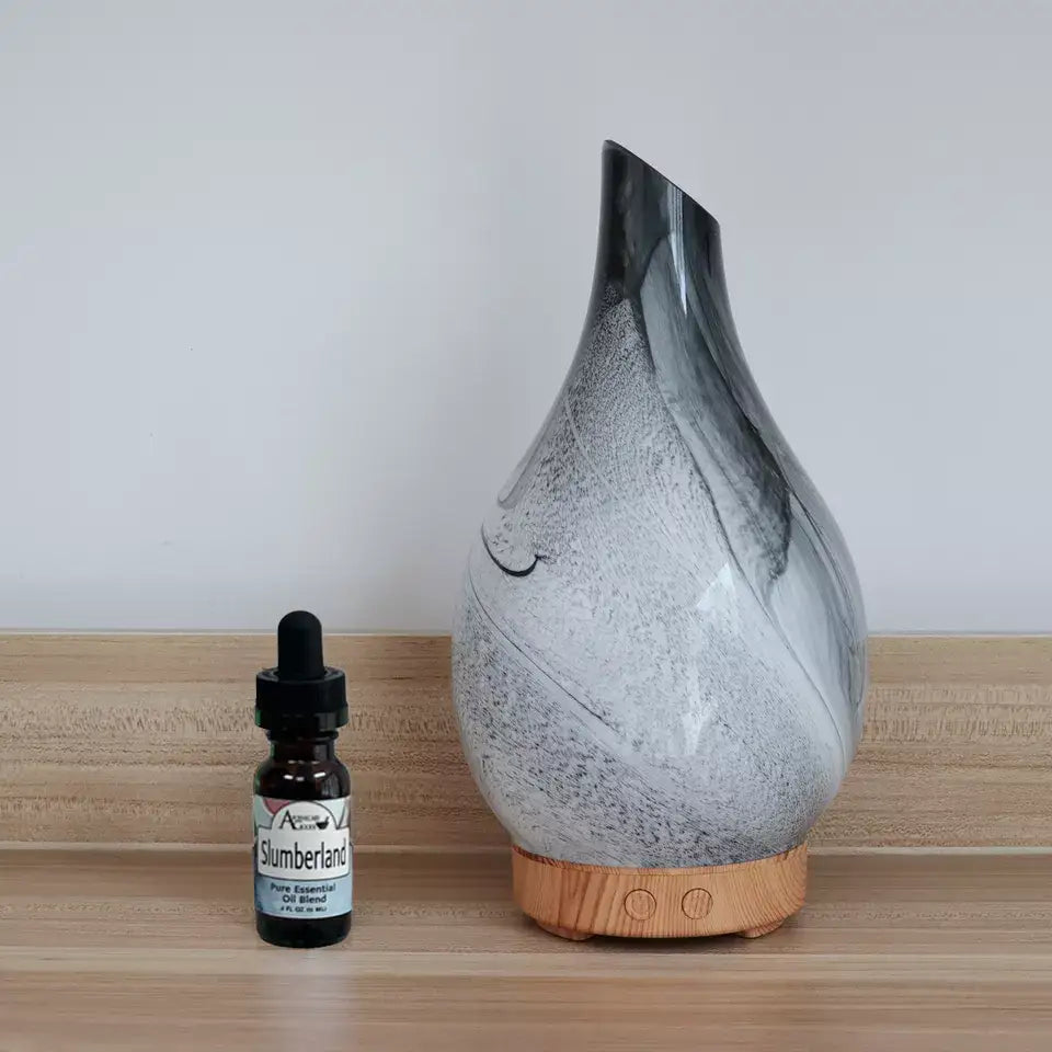 Glass Vase RGB Ultrasonic Essential Oil Aromatherapy Diffuser