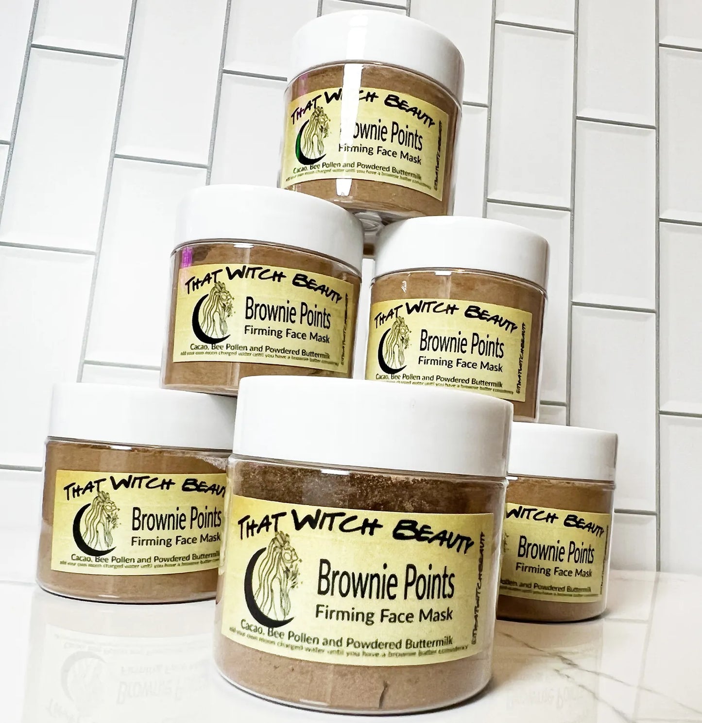 Brownie Points All Natural Cocao Face Firming and Moisturizing Mask